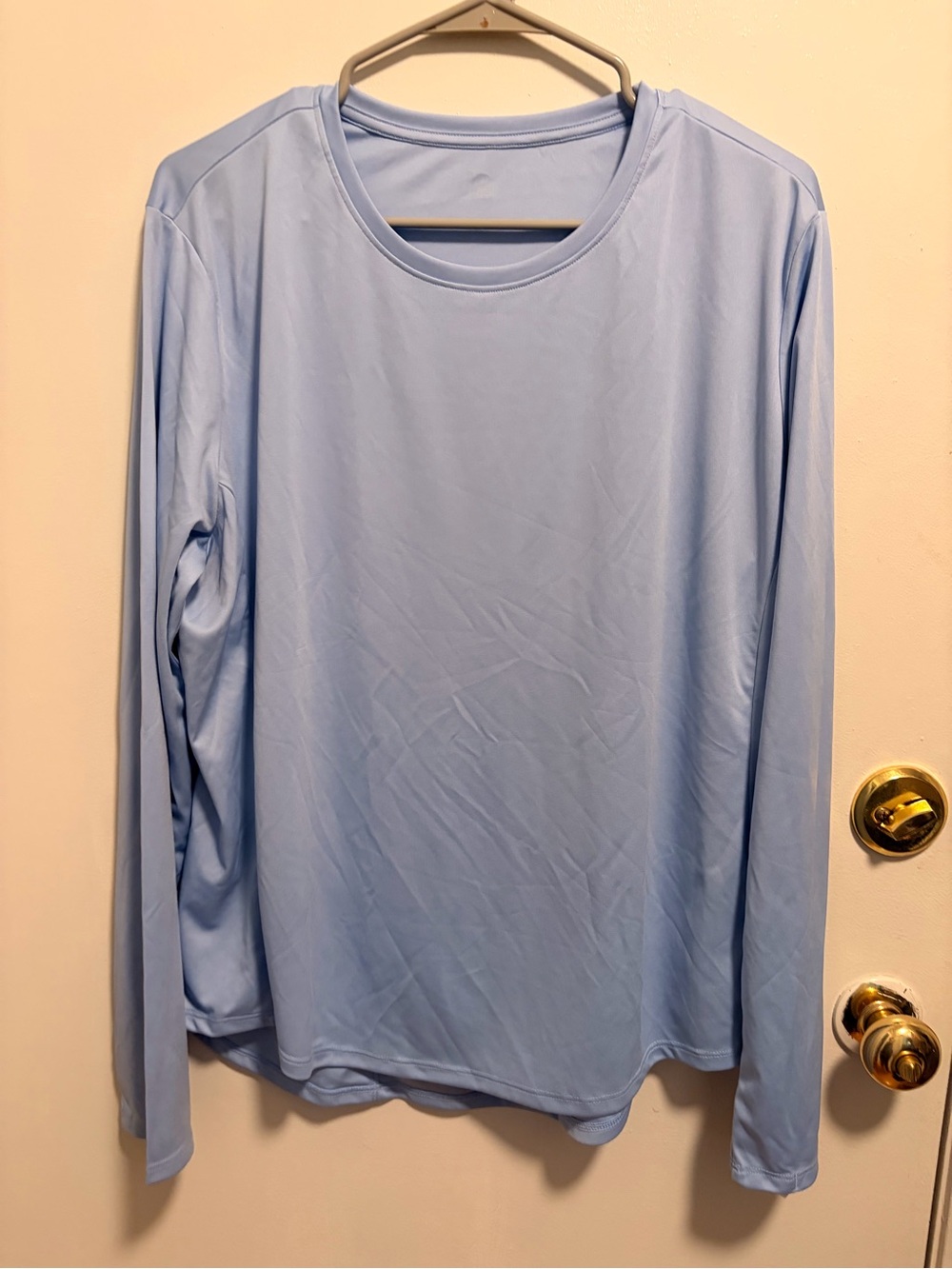 Baleaf Men's Light Blue Long Sleeve Performance Tee